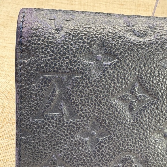 LV Sarah Wallet – Navy Empreinte Classic - Picture 11 of 11